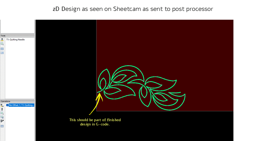 Problems in G-code after post processing - General - Sheetcam